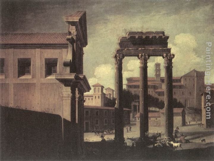 Viviano Codazzi Rome, the Campo Vaccino Looking toward the Capitoline